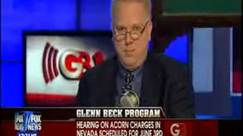 Glenn Beck Throws ACORN Spokesman Scott Levenson O...