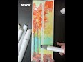 how to draw the beautiful forest with IERS markers#iersmarkers #markerdrawing #markerfactory#drawing