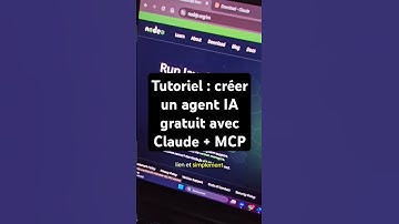 Tuto : créer un agent IA gratuit (MCP + Claude)
