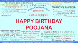 Poojana   Languages Idiomas - Happy Birthday