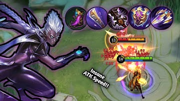 KARRIE NEW PURPLE BUILD | INSANE ATTACK SPEED🔥 (MUST TRY!) | MLBB