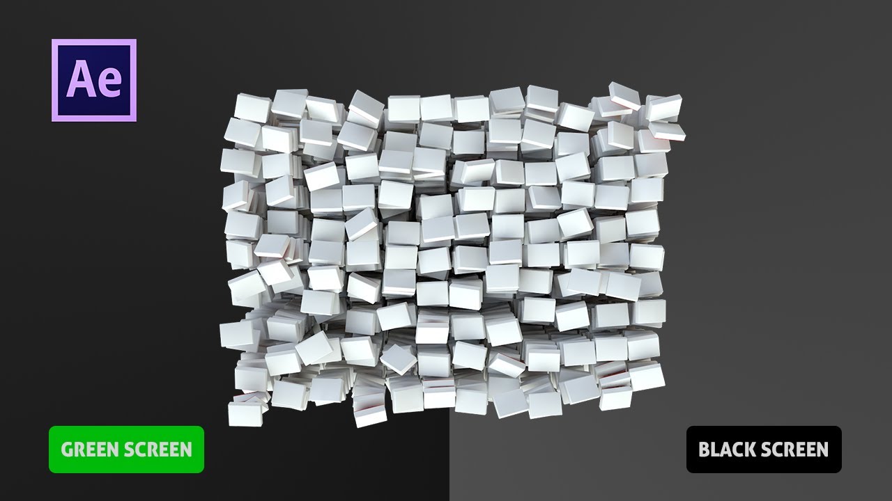 Youtube Intro Channel After Effects Template | Green Screen, Black Screen Video