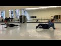 Graham Technique, floor work warm-up with Shana Simmons