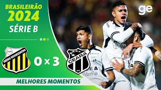 NOVORIZONTINO 0 X 3 CEARÁ | MELHORES MOMENTOS | 4ª RODADA BRASILEIRÃO SÉRIE B 2024 | ge.globo