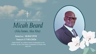 The Cremation Service Of Micah Arthan Beard