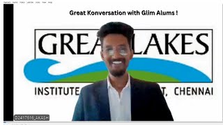 Great Konversation with Great Lakes Chennai Alums 🏖️| @baidiksadventures1071 & Satyam Chingale