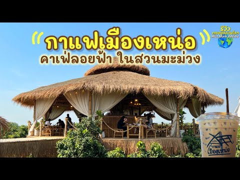 กาแฟเมืองเหน่อ คาเฟ่ลอยฟ้า ในสวนมะม่วง คาเฟ่สุพรรณบุรี