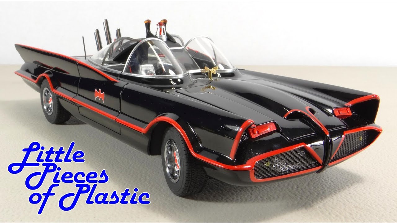 Batmobile Batimóvil 1966 TV Series Hot Wheels Elite 1:18 Reseña Revisión  Little Pieces Plastic - YouTube