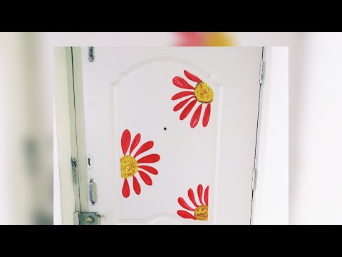 diy:-acrylic-door-painting-for-beginners-|-home-decoration-ideas