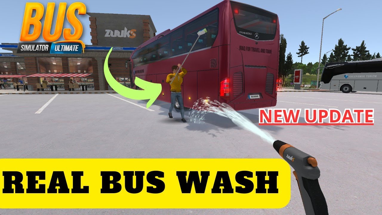 EVENT FEATURE!! BRUSH BUS WASH // NEW UPDATE BUS SIMULATOR ULTIMATE