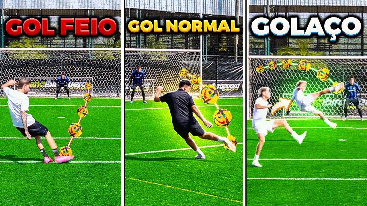 GOL FEIO, GOL NORMAL E GOLAÇO (TEVE MUITO GOLAÇO DIFERENTE 😱)