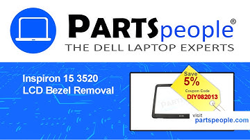 Dell Inspiron 15 3520 (P18F003) LCD Bezel How-To Video Tutorial