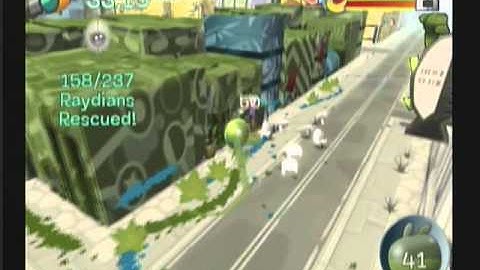DE BLOB Wii Walkthrough Part 2C Uptown