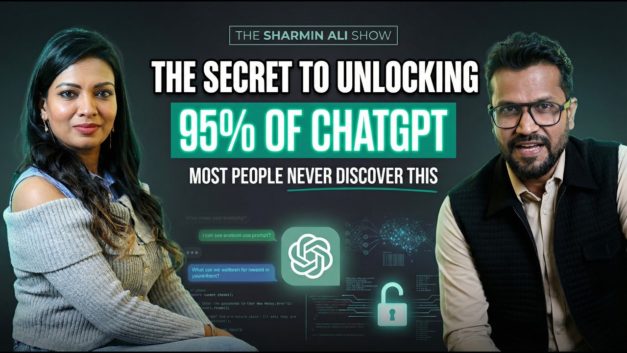 The Secret to Unlocking 95% of ChatGPT | The Sharmin Ali Show ft. Pramod Maloo