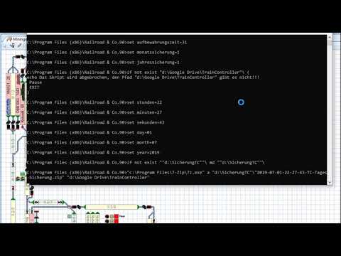 Modellbahn TrainController Tutorial #36: TrainController und unser Sicherungs-Skript automatisieren