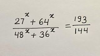 A nice math Olympiad question| solve for x#math #matholympiad