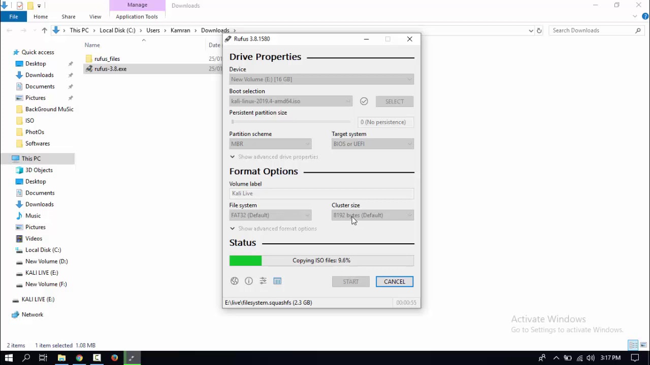 How To Make Bootable USB Drive For Kali Linux - YouTube