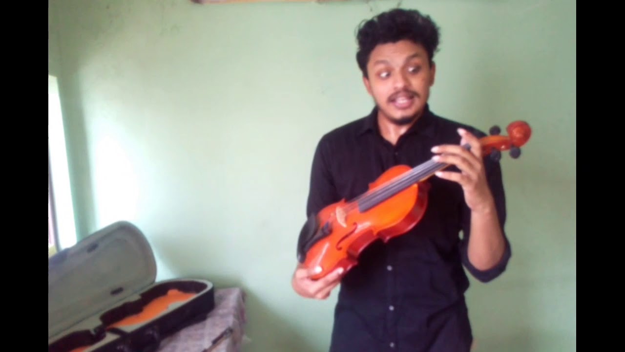 How to play violin ( Tamil ) SESSION 6 How to play D major scale on