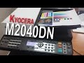 Kyocera M2040DN Первое включение Двухстороннее копирование Добавление бумаги Замена тонера