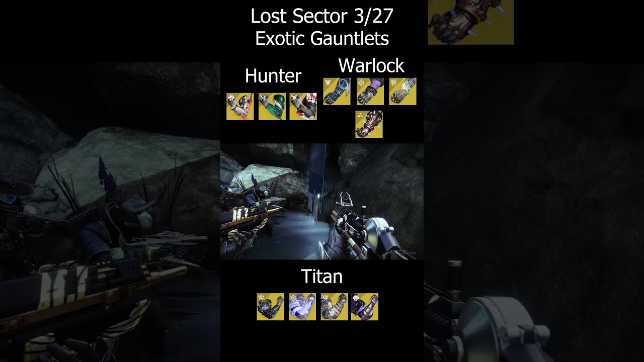 Destiny 2 Lost Sector Today 3/27 Exotic Arms