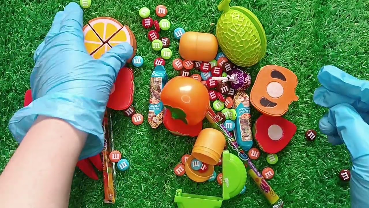 (SATISFYING VIDEO ASMR). VEGETABLE SUPRISE CHOCOLATE 