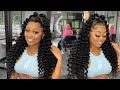 BIG WAND CURLS 😩😍 | 40 Inch Curly Wig 🔥 | West Kiss Hair