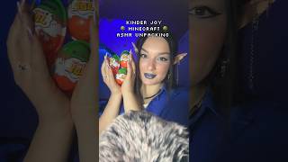 #minecraft #asmr #mukbang #kinderjoy #asmrunpaking #asmrnotalking #асмр #асмрбезслов #асмрраспаковка