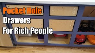 How To Make Drawers For Massive Kitchen Remodel | For The Rich | THE HANDYMAN |