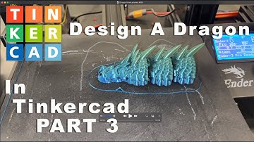 How To Make a Print in Place Articulated Dragon PART 3 of 4