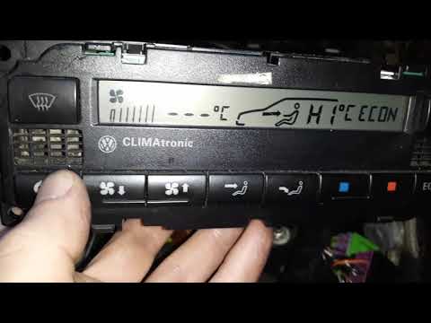 VW Passat b5.5 climatronic flaps / servomotors positions