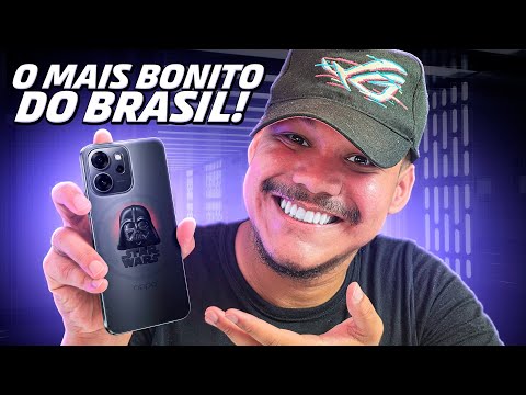 ELE CHEGOU! OPPO RENO 14F DARK SIDE EDITION - O SMARTPHONE MAIS BONITO DO BRASIL | UNBOXING