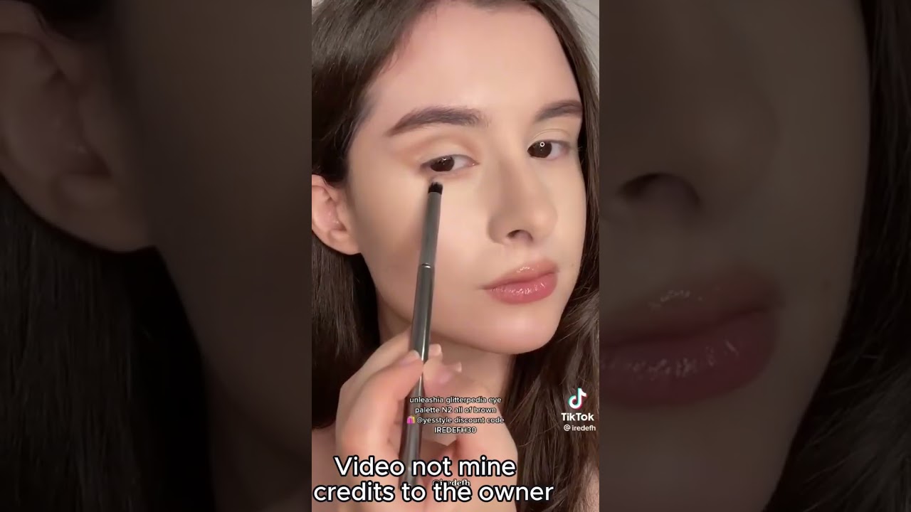 Easy eye makeup for teenagers #glowuptips #aesthetic #tips#kpop#trendingshorts#CloudyxGlitters