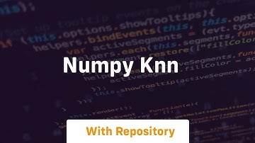 numpy knn