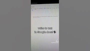Tech Tip Tuesday - Voice Typing in Google Docs