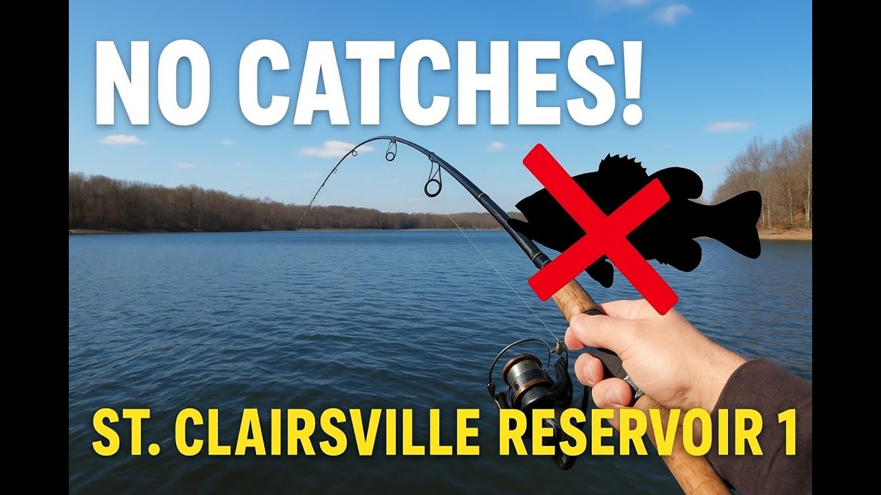 Early Morning Bass Fishing – St. Clairsville Reservoir #1!