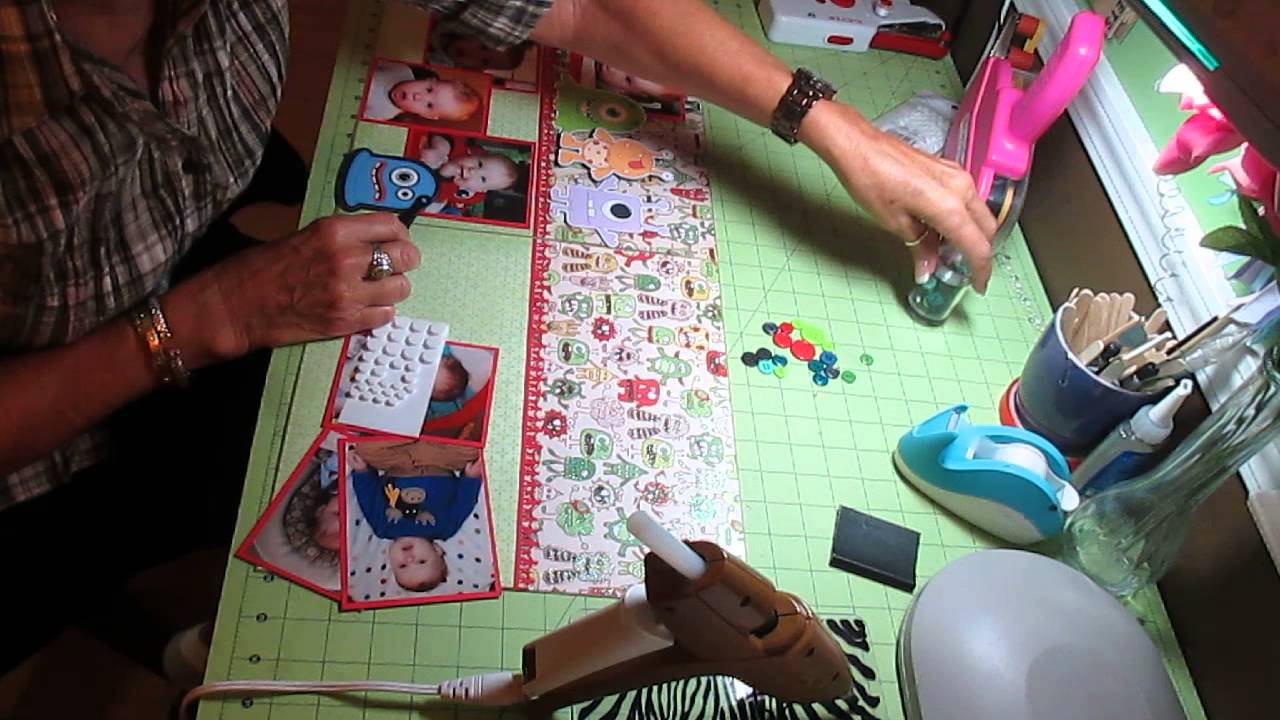 Mini Monsters 2 page 12 x 12 layout