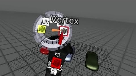 MARUI Tutorial 4.1 : Modeling Mode & Component Selection