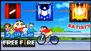 🤯Shin chan's Rank push in Free Fire ||💯 Masala story 😈|| Free Fire Battle Royal 😱 || SATISFYA SONG 🥰 screenshot 5