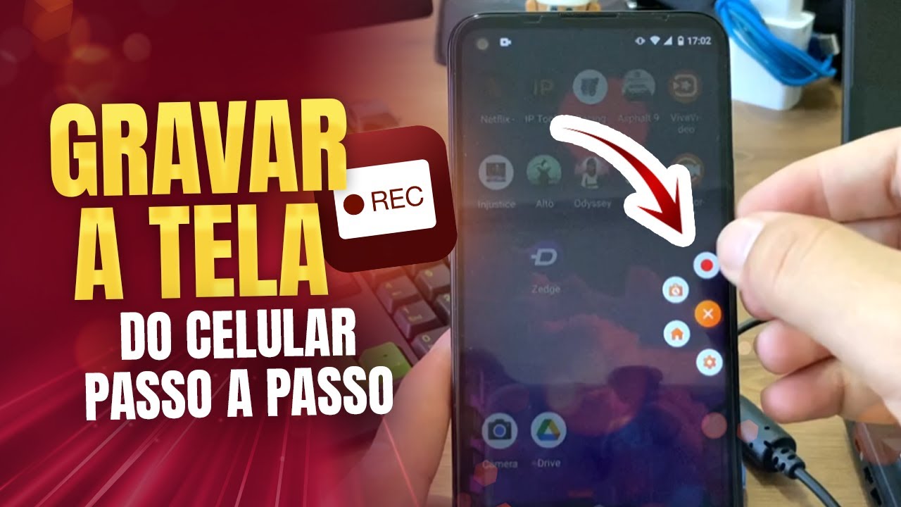 COMO GRAVAR A TELA DO CELULAR - PASSO A PASSO - YouTube