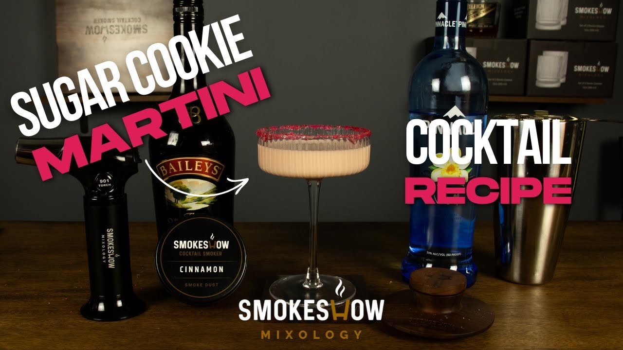 Smoked Sugar Cookie Martini Recipe - YouTube