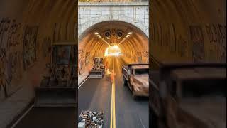 Car Tunnel Graveyard to Luxury Underground Art Gallery #shorts #usa