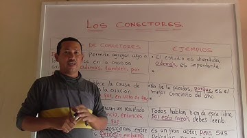 LOS CONECTORES LÓGICOS (PARTE 1) BUENA EXPLICACIÓN (EJEMPLOS - CONCEPTOS) WILSON TE ENSEÑA