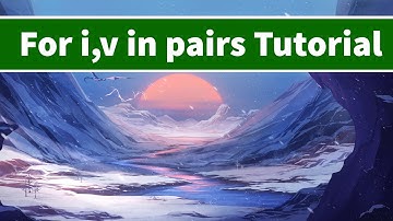 Give Tools Etc | For I,V In Pairs Tutorial | English