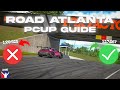 HOW TO DO ROAD ATLANTA IN iRacing | PCUP  Track Guide &amp; Tips