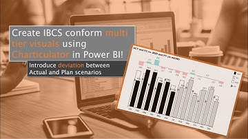 Create IBCS conform multi tier visuals using Charticulator in Power BI!
