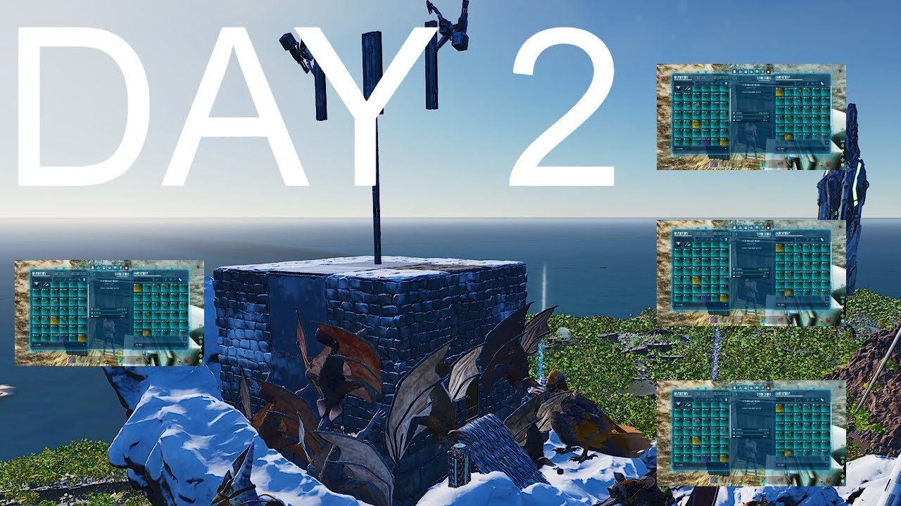 Official day 2 solo pvp -Ark Survival Ascended
