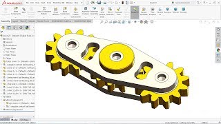 SolidWorks tutorial | Gear Fidget Spinner in Solidworks