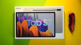 فتح صندوق وتجربة اولية Galaxy Tab S7 (افضل من Tab S7+)