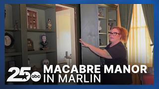 Couple transforms Victorian home into spooky Macabre Manor in Marlin