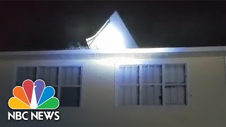Watch: Strong Winds, Rain From Hurricane Sally Cause Damage In Alabama | NBC News NOW